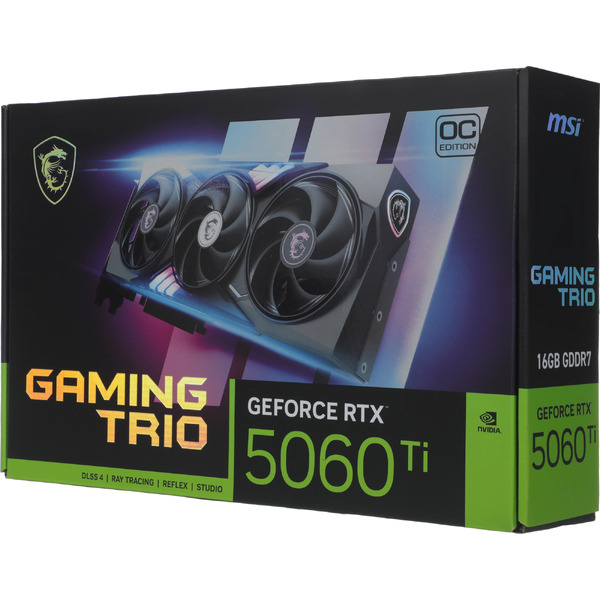 Видеокарта MSI GeForce RTX 5060 Ti 16G Gaming Trio OC