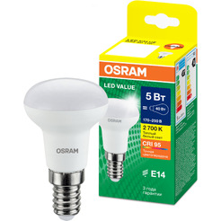 Лампа светодиодная OSRAM Value R39 5W 2700К E14 FR