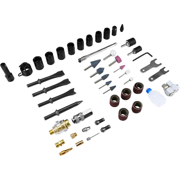 Набор пневмоинструмента и аксессуаров Deko DKPT61 Set 61 (018-1105)