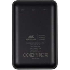 Внешний аккумулятор RIVACASE VA2412 (10000 мАч) Black
