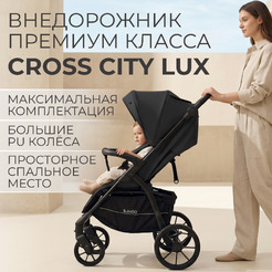 Детская прогулочная коляска Bubago Model Cross City Lux BG 168-1 (черный)