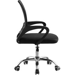 Кресло офисное Mio Tesoro Виола 695 AF-C4021 (черный/черный)
