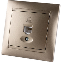 Розетка компьютерная TDM Electric Лама SQ1815-0716