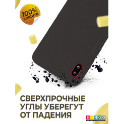 Бампер Bingo Liquid TPU для SAMSUNG Galaxy A10 Черный
