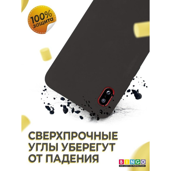 Бампер Bingo Liquid TPU для SAMSUNG Galaxy A10 Черный