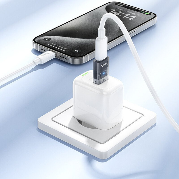 Адаптер Hoco UA36C USB Type-A - USB Type-C (черный)