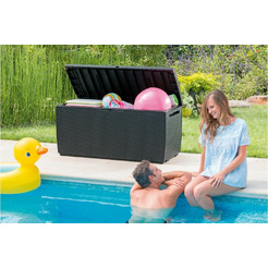 Сундук уличный Keter Rattan Storage Capri 305L 230416 (серый)