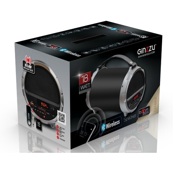Колонки Bluetooth GINZZU GM-886B