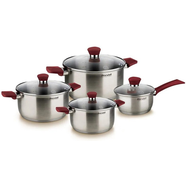 Набор посуды RONDELL Strike RDS-818, 8 предметов