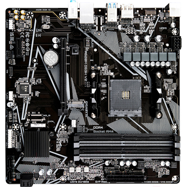 Материнская плата Gigabyte A520M DS3H V2 (rev. 1.1)