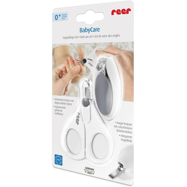 Набор для ухода за детскими ногтями REER BabyCare (ножнички + кусачки)