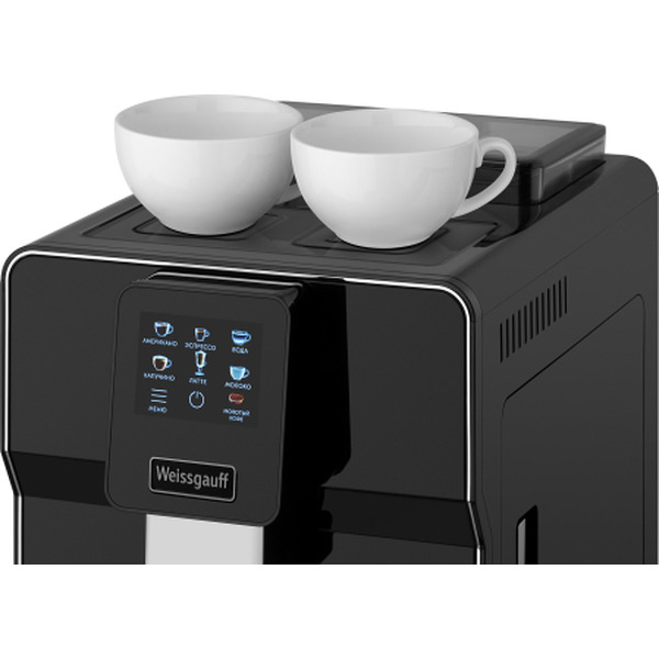Кофемашина WEISSGAUFF WCM-330 TFT Touch Cappuccino Nero