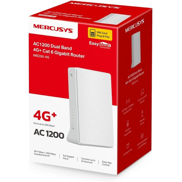 4G Wi-Fi роутер Mercusys MB230-4G