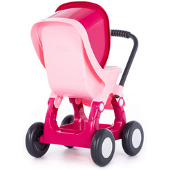 Коляска для кукол прогулочная Полесье  Alisa" 4-х колёсная 95220 (розовая)