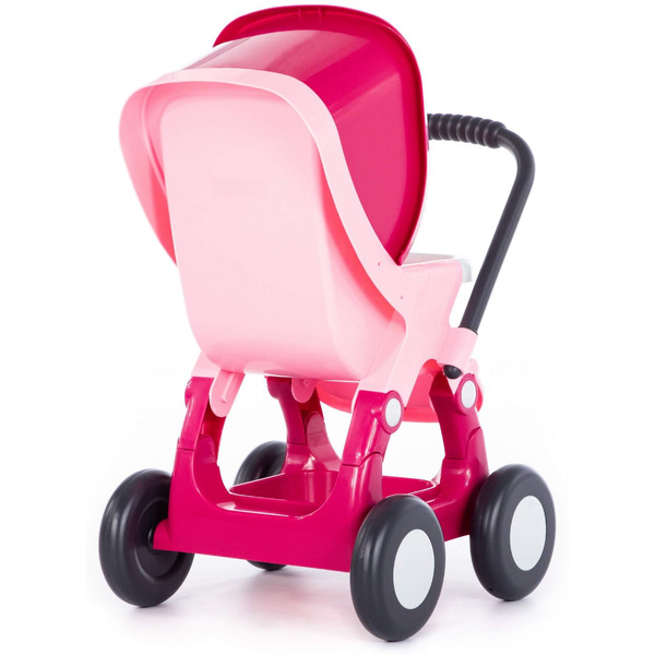 Коляска для кукол прогулочная Полесье  Alisa" 4-х колёсная 95220 (розовая)