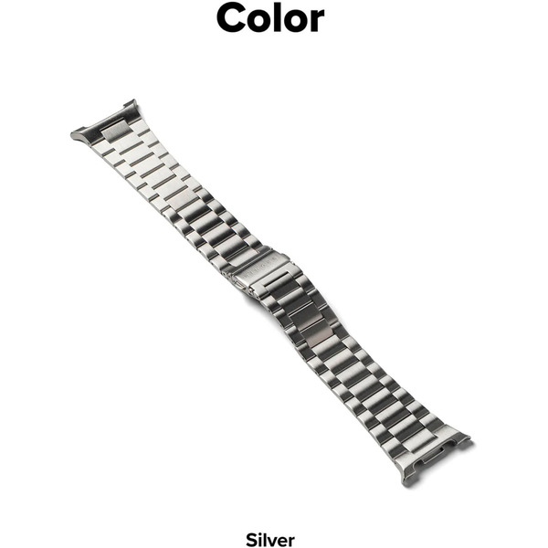 Ремешок RINGKE Metal One Air для Galaxy Watch 8, 8 Classic 40 / 44 / 46 mm SILVER