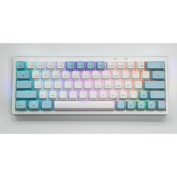 Клавиатура Cyberlynx ZA63 Pro (White,blue,orange, TNT Yellow)