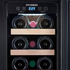 Винный шкаф Hyundai HBWC 0831 SU (чёрный)