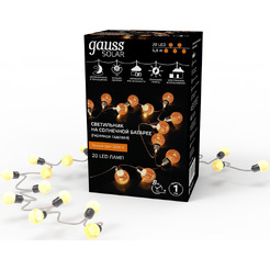 Новогодняя гирлянда Gauss Solar GS034