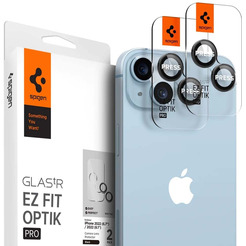 Защитное стекло Spigen Optik Pro TR EZ Fit Lens Protector для iPhone 14/14 Plus AGL05213 (2шт)