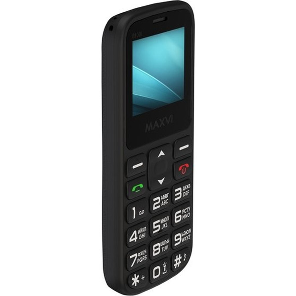 Кнопочный телефон Maxvi B100i (черный)