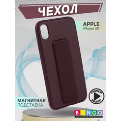 Бампер Bingo Stand для APPLE iPhone XR Коричневый
