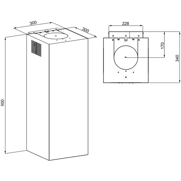 Кухонная вытяжка Konigin Allegro Inox 30