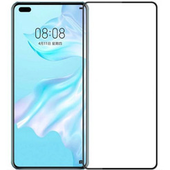Защитное стекло CASE 3D для Huawei P40 (черный глянец)