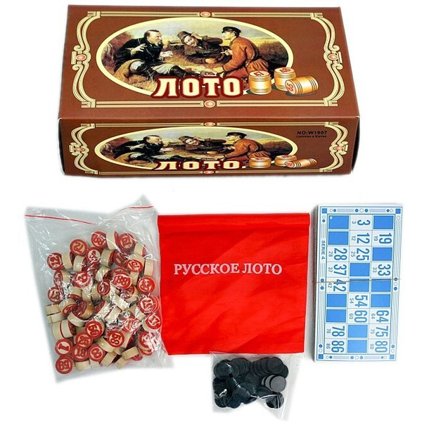 Настольная игра Ausini Лото W1907