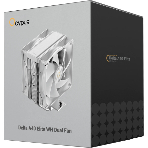 Кулер для процессора Ocypus Delta A40 Elite WH Dual FAN Delta-A40-WH2NNWN00X-GL