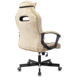 Кресло игровое Zombie VIKING 6 KNIGHT Fabric (1380213) коричневый/бежевый