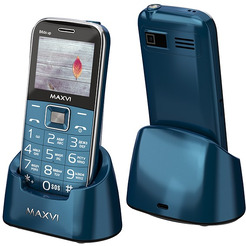 Мобильный телефон Maxvi B6ds up +ЗУ WC-112 (синий)