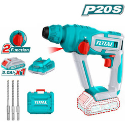 Перфоратор Total TRHLI201681 (с 1-им АКБ, кейс)