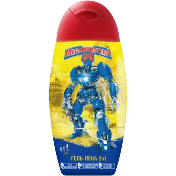 Гель-пена детская Мегамонстры 2в1 300 мл