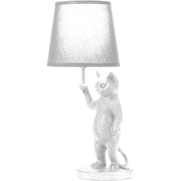 Светильник декоративный настольный REXANT 603-1019 МОБИ "Кот с зонтом" Е14, 40Вт, белый