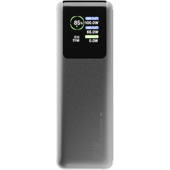 Внешний аккумулятор OLMIO T-30 30000 мАч (титановый)