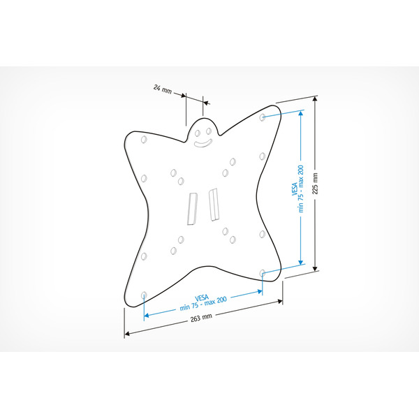 Кронштейн HOLDER LCDS-5049 металлик