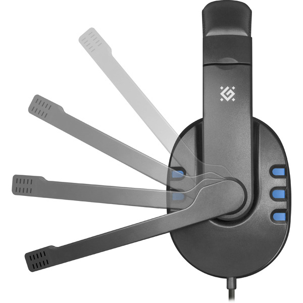 Наушники Defender Warhead G-160 (черный/синий)