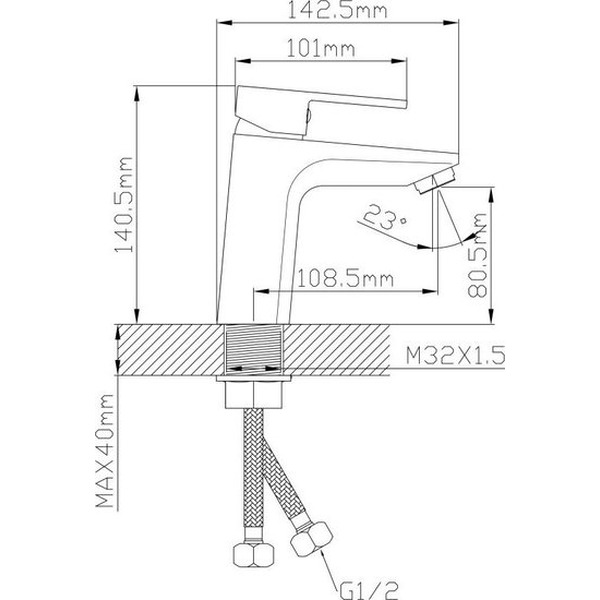 Смеситель Econoce EC0811BL