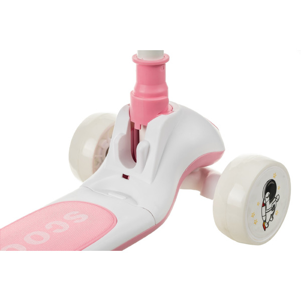 Самокат детский Ricos LilStar JSCL668A (белый/розовый)