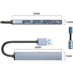 USB-хаб Orico AH-A13-GY-EP-HW