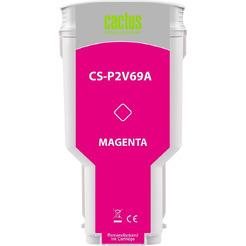 Картридж струйный Cactus CS-P2V69A №730 пурпурный (300мл) для HP Designjet T1600/1700/2600