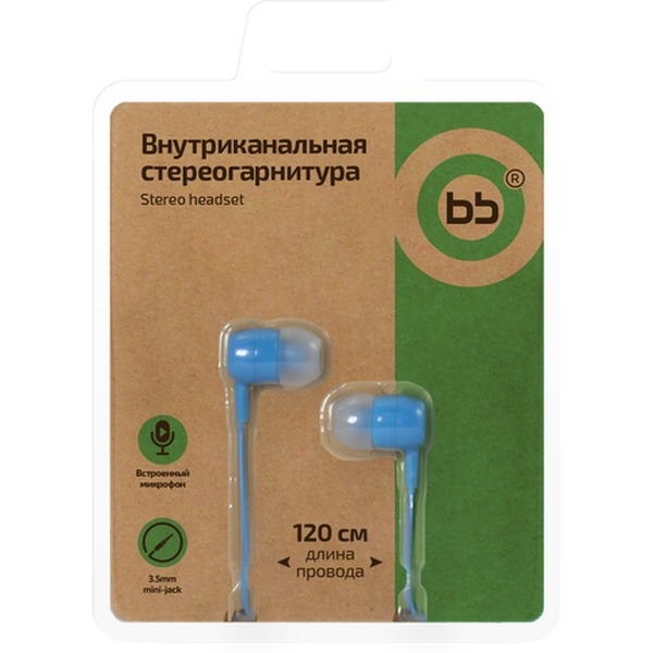 Наушники Nobby BB-EP-01 (голубой)