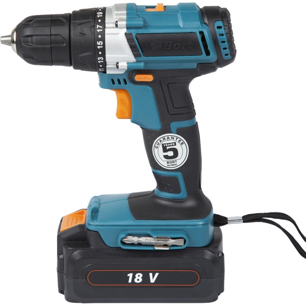 Дрель-шуруповерт аккумуляторная Bort BAB-18Ux2-DK