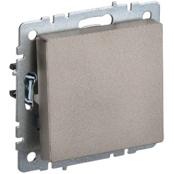 Выключатель проходной IEK Brite ВС10-1-6-БрШ