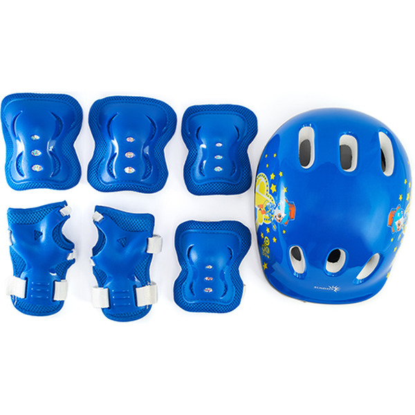 Роликовые коньки Sundays PW-153B-5D (р 29-32) голубой