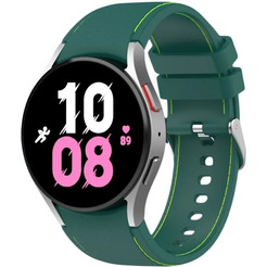 Ремешок Bingo Stitch для SAMSUNG Galaxy Watch3 41mm/4/4 Classic/5/5 Pro (темно-зеленый с зеленым)