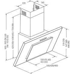 Вытяжка Akpo Nero Eco 50 WK-4 (белый)