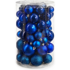 Набор новогодних шаров Ausini B8033BL (синий)