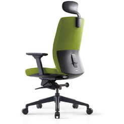 Кресло BESTUHL J2 (черная рама, спинка-ткань, сиденье-ткань, крест.-пластик, зеленый)